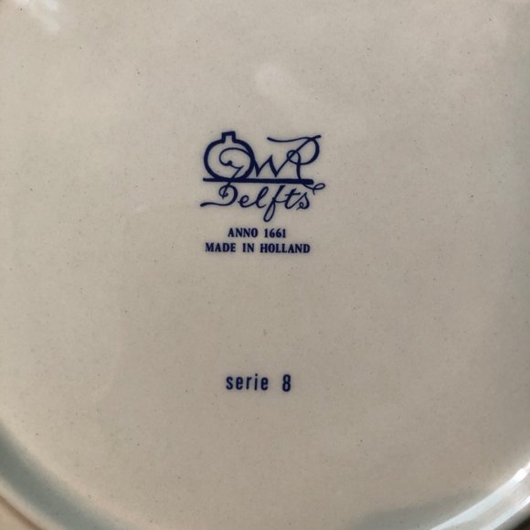 Westraven Delfts, "April", Plate Of the Month. Serie 8 Plate. - Picture 2 of 4